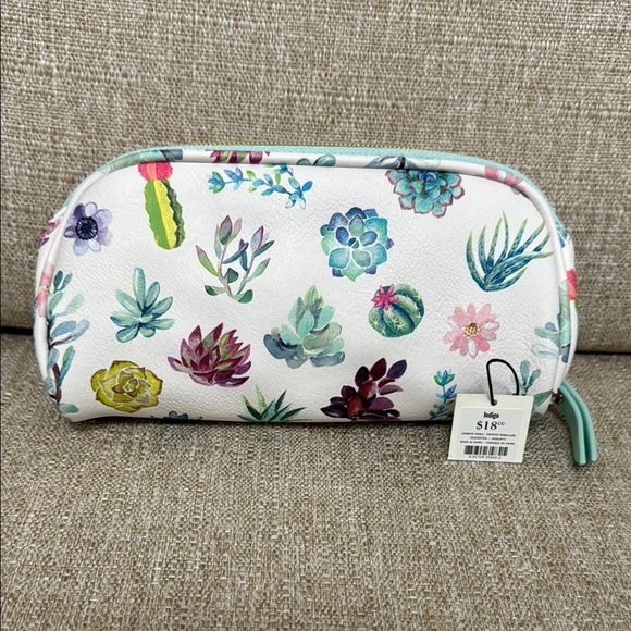 Indigo cactus succulent pouch - NWT🌵🪴 - Picture 1 of 6